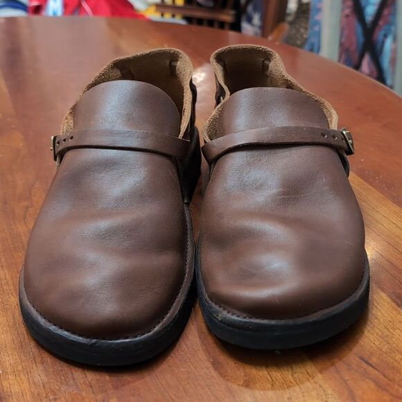 Aurora Shoe Company Handmade Brown Leather Like New Hobbit Shoes Sz 11C - Picture 9 of 17